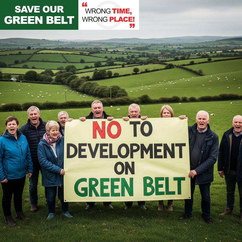 The conversion of Green Belt land to “Grey Belt” for development